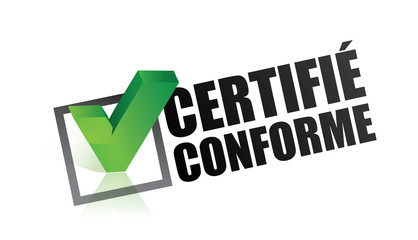 Logo certifie conforme
