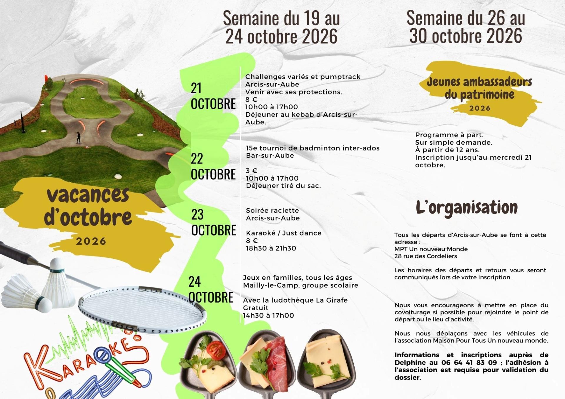 Evs octobre 2026 2